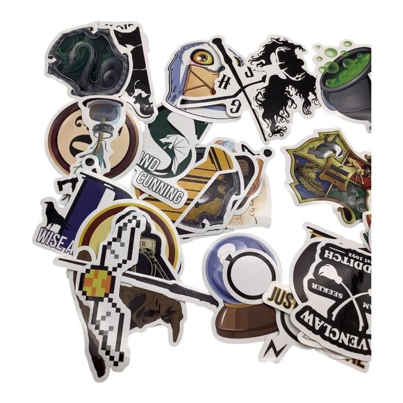 Harry Potter Themed Stickers Pack Of 49 For Laptop & Water Bottle Decoration - Picture 6 of 7